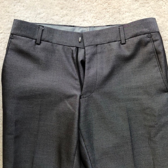 Slim Fit Dark Silver Suit - Picture 6 of 8